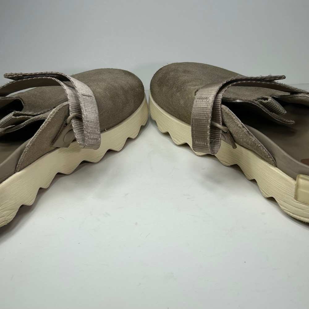 Sorel Vibe Mule Sage Sea Salt Suede Slip On Sneakers Women's 8 - Picture 8 of 11